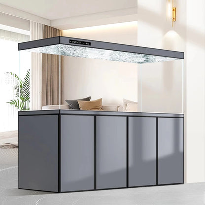 Modern Ornamental Floor Aquarium Luxury Living Room