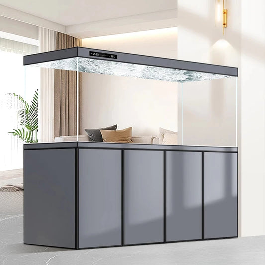 Modern Ornamental Floor Aquarium Luxury Living Room