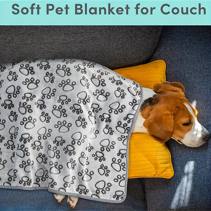 Soft Fluffy Pet Blanket Warm and Comfortable for Cat/Dogs