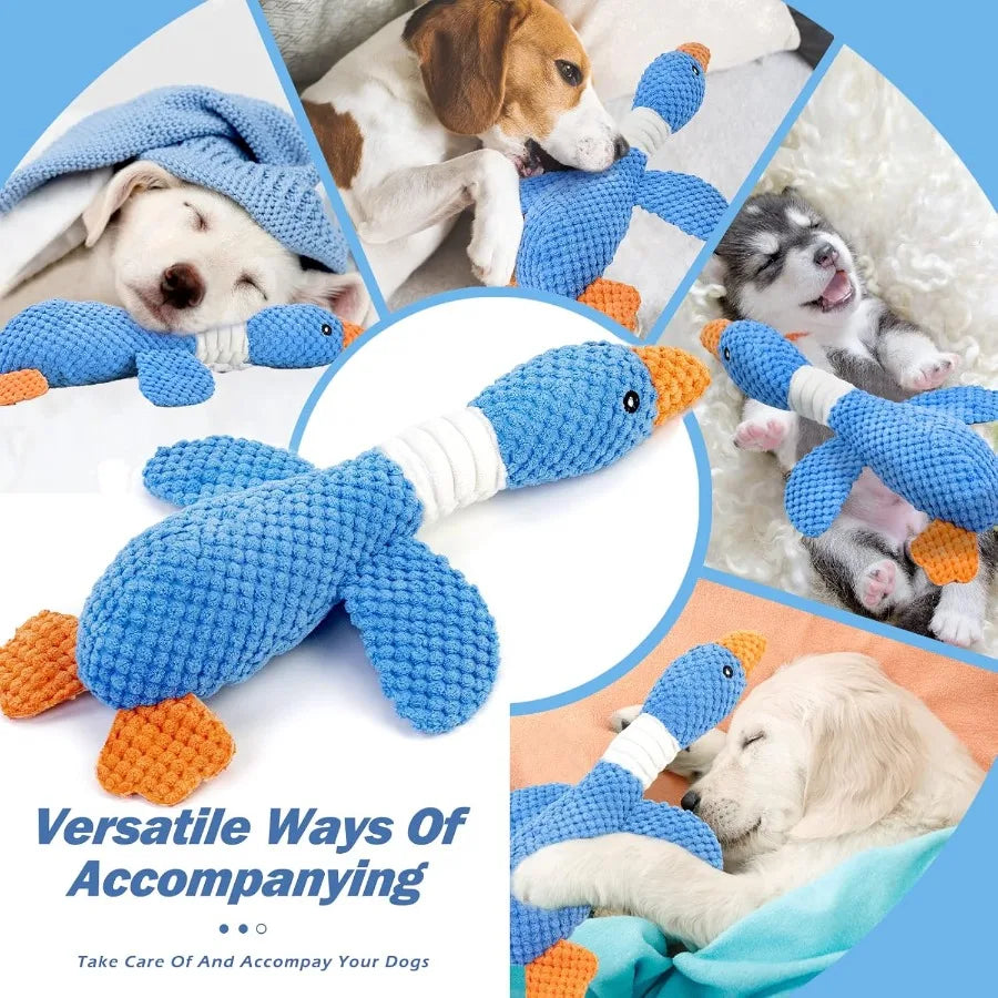 Indestructible Goose Dog Toy for Aggressive Chewers
