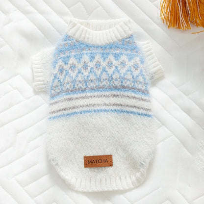 Dog Turtleneck Knitted Sweaters for Small Medium Dogs