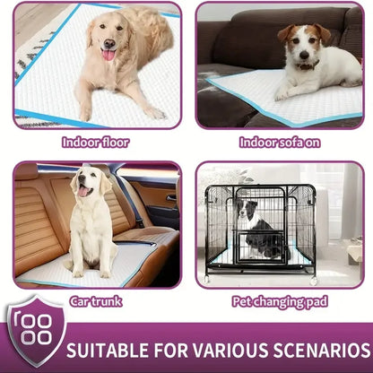 XXL Dog Pee Pads | Various Sizes Of Premium Disposable Dog Training Pads | Super Absorbency | Blue Extra Strength Leak-Proof