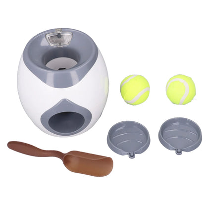 Tennis Ball Feeding Machine with 2 Tennis for Dog Training