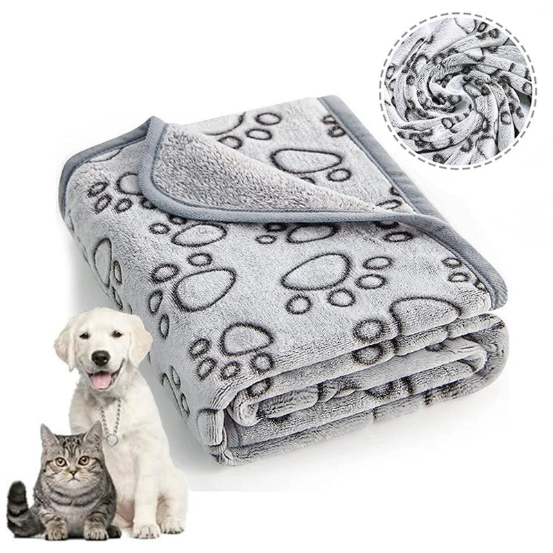Soft Fluffy Pet Blanket Warm and Comfortable for Cat/Dogs