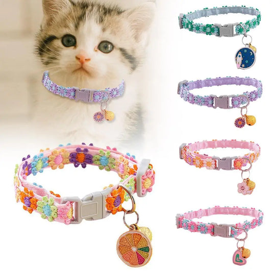 Adjustable Colorful  Collar for Kitty or Puppy
