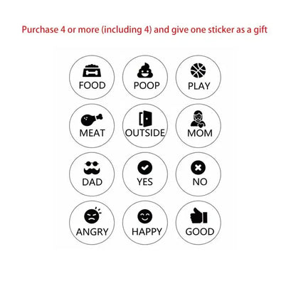 Communication Button, Recordable Pet Speaking, Dog Training Talking Button