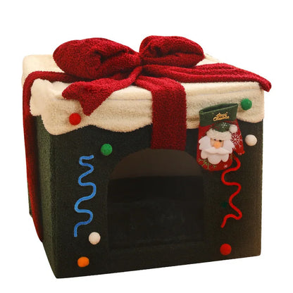Cat's Christmas Design Nest, Warm Large Space