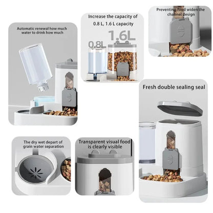 Automatic Dog/ Cat Feeder and Water Dispenser