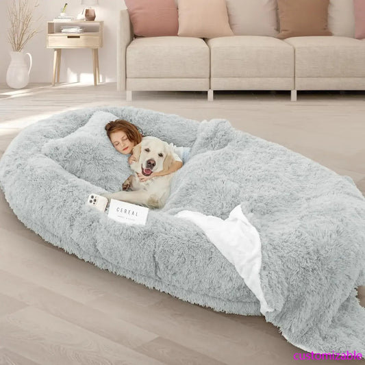 Human Dog Bed, Washable, Giant People Dog Bed Large Oversize Dog Bed