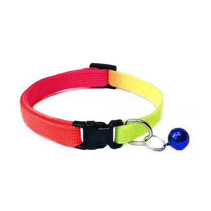 Polyester Pet Collar Engraved dog tag