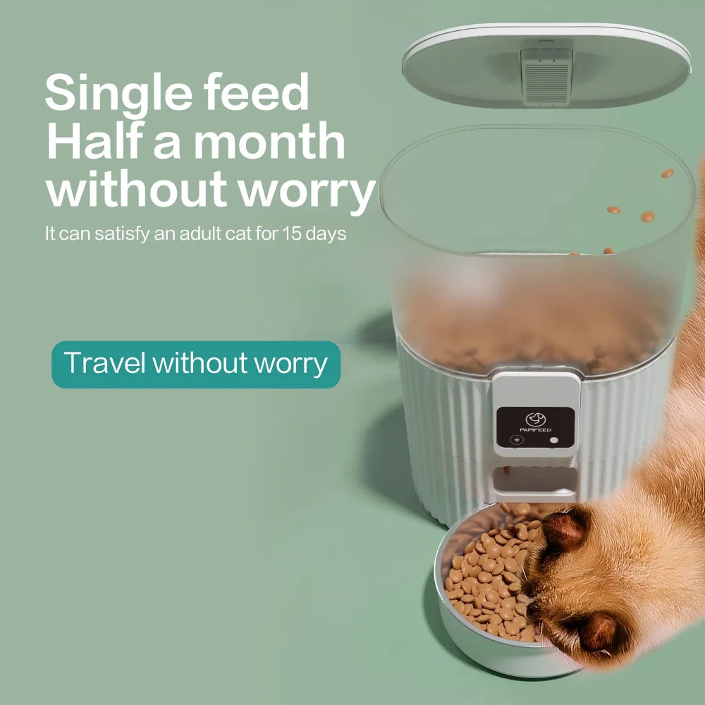 Automatic feeder cat/dog, fixed feeding machine, wifi remote