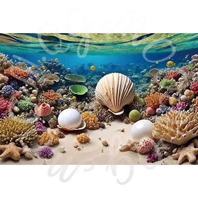 Aquarium Coral Underwater World Background Photography