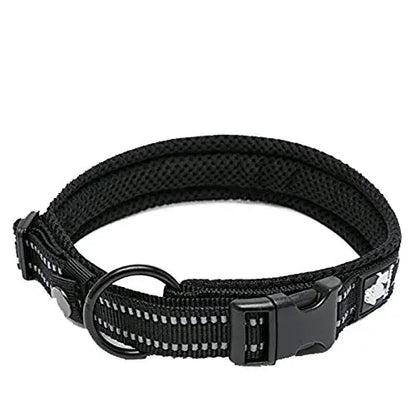 Reflective Nylon Collar Adjustable for Heavy Duty Training