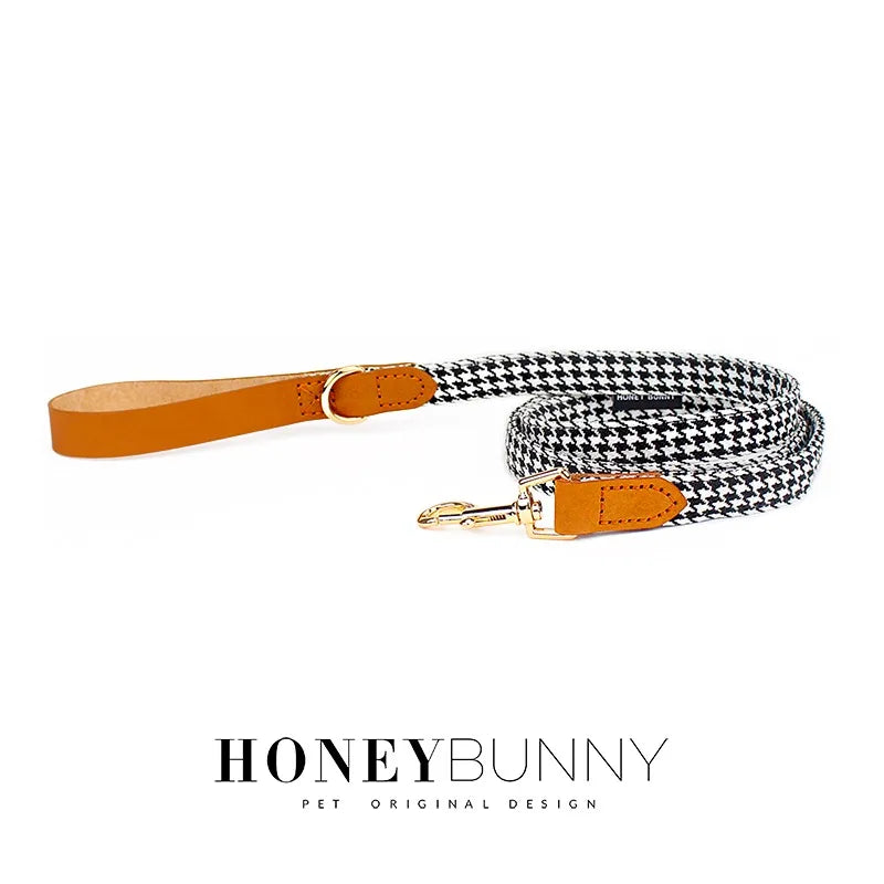 Fashion Bowknot Dog Collar Leash Set Pet Accessories, Adjustable