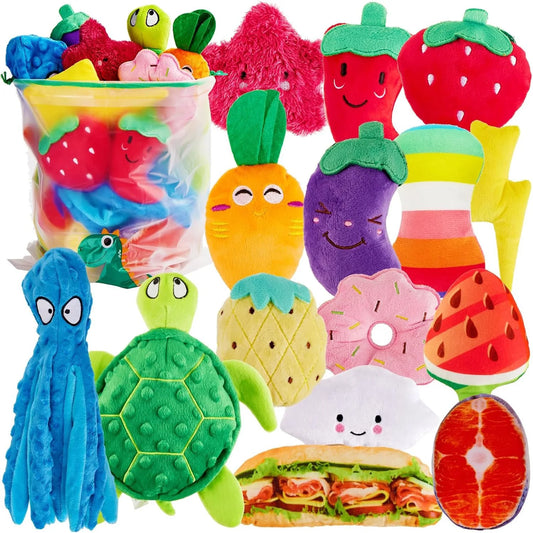 Random Squeaky Interactive Dog Toys