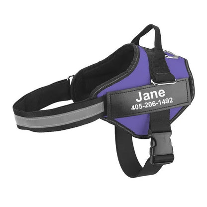 Reflective Adjustable Breathable Harness Walking Vest