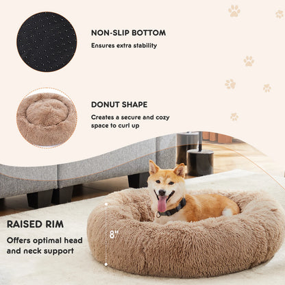 Washable Calming Bed Anti-Slip Dog Bed