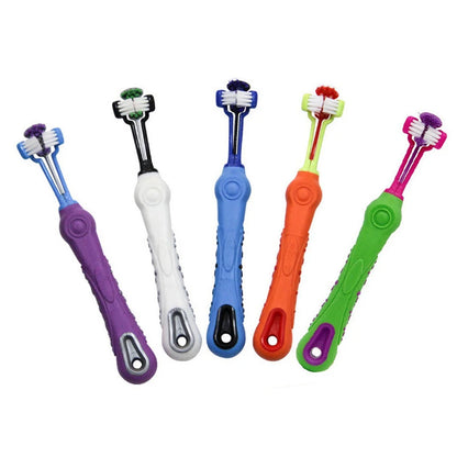 Three Sided Pet Toothbrush