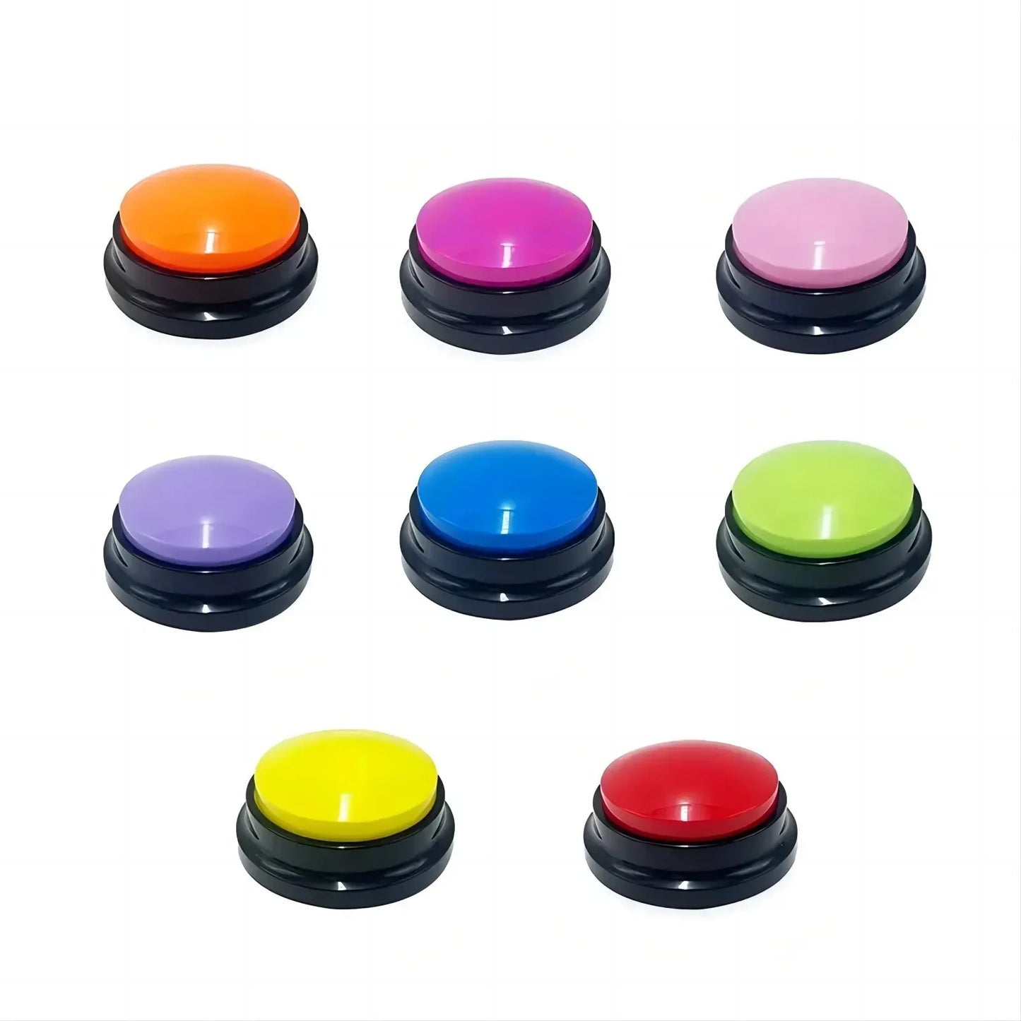 Pet Communication Buttons, Voice Recording Button, Training Buzzer, 30 Second Record Playback