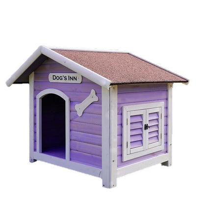 Large Outdoor Solid Wood Dog House