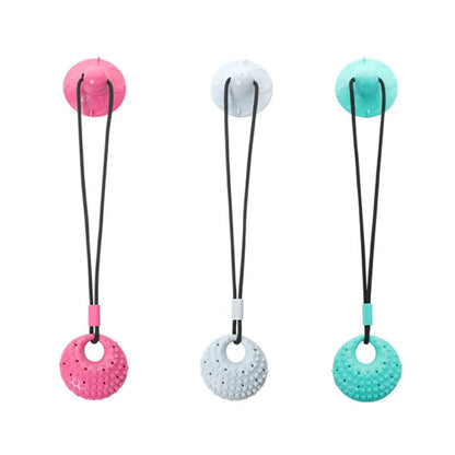 Interactive Suction Cup Dog Chew Toy, Rope, Tug War Ball, Teeth Cleaning and Food Dispensing