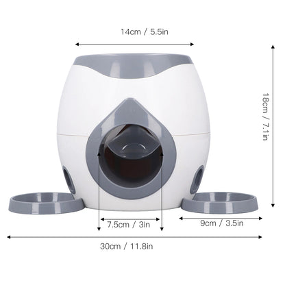 Tennis Ball Feeding Machine with 2 Tennis for Dog Training