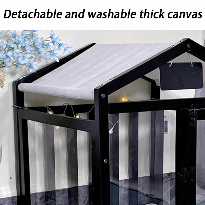 Small/Medium Wooden Dog House, Pet Villa with a door