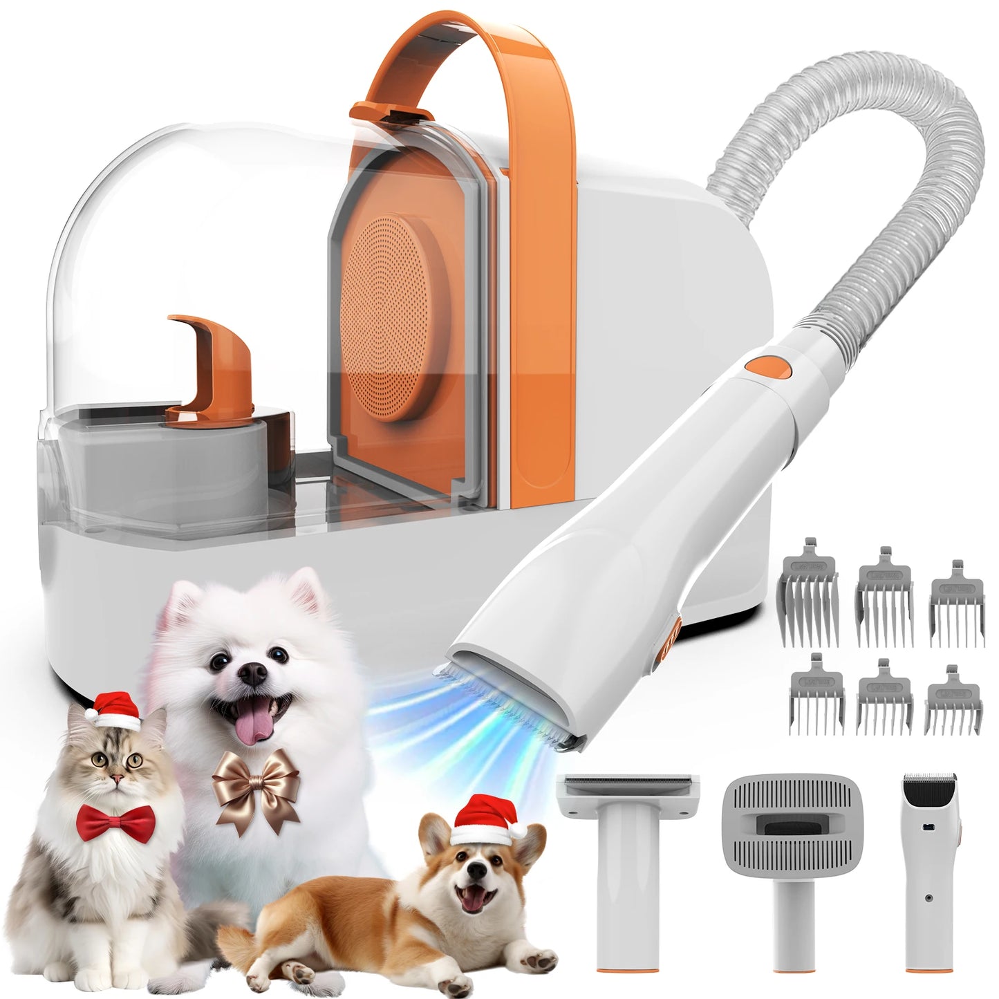 Dog Grooming Vacuum with Pet Clippers,