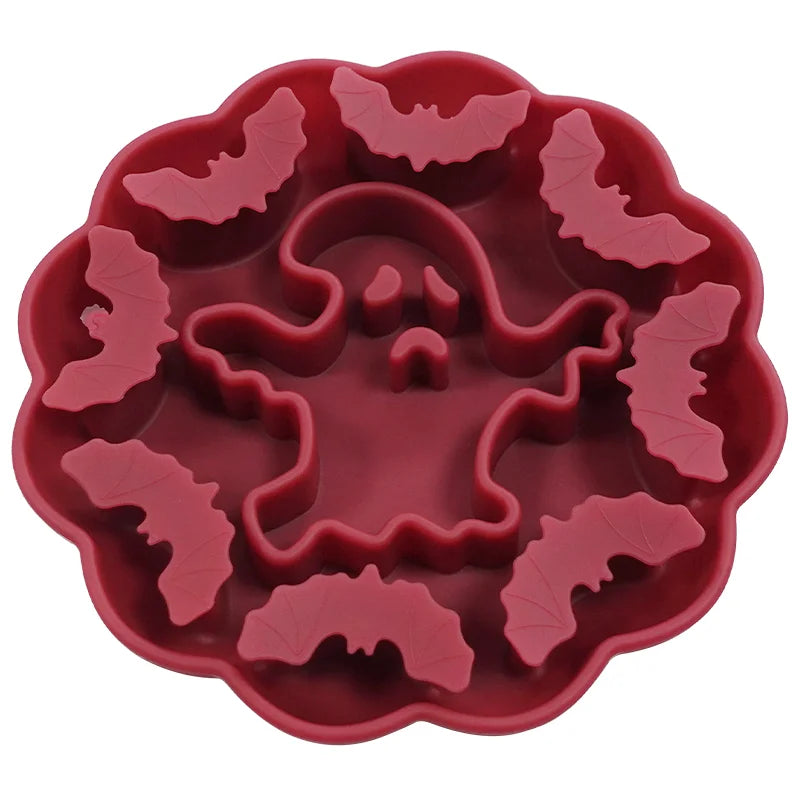 Slow Feed Pet Bowl Non Slip Interactive Lick Pad Chew-Proof Silicone