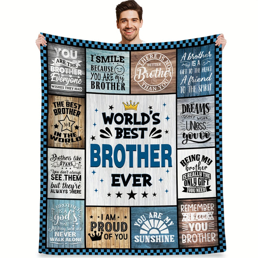 Versatile Throw Blanket for Brother - Perfect Gift for Birthdays, Father's Day & Christmas