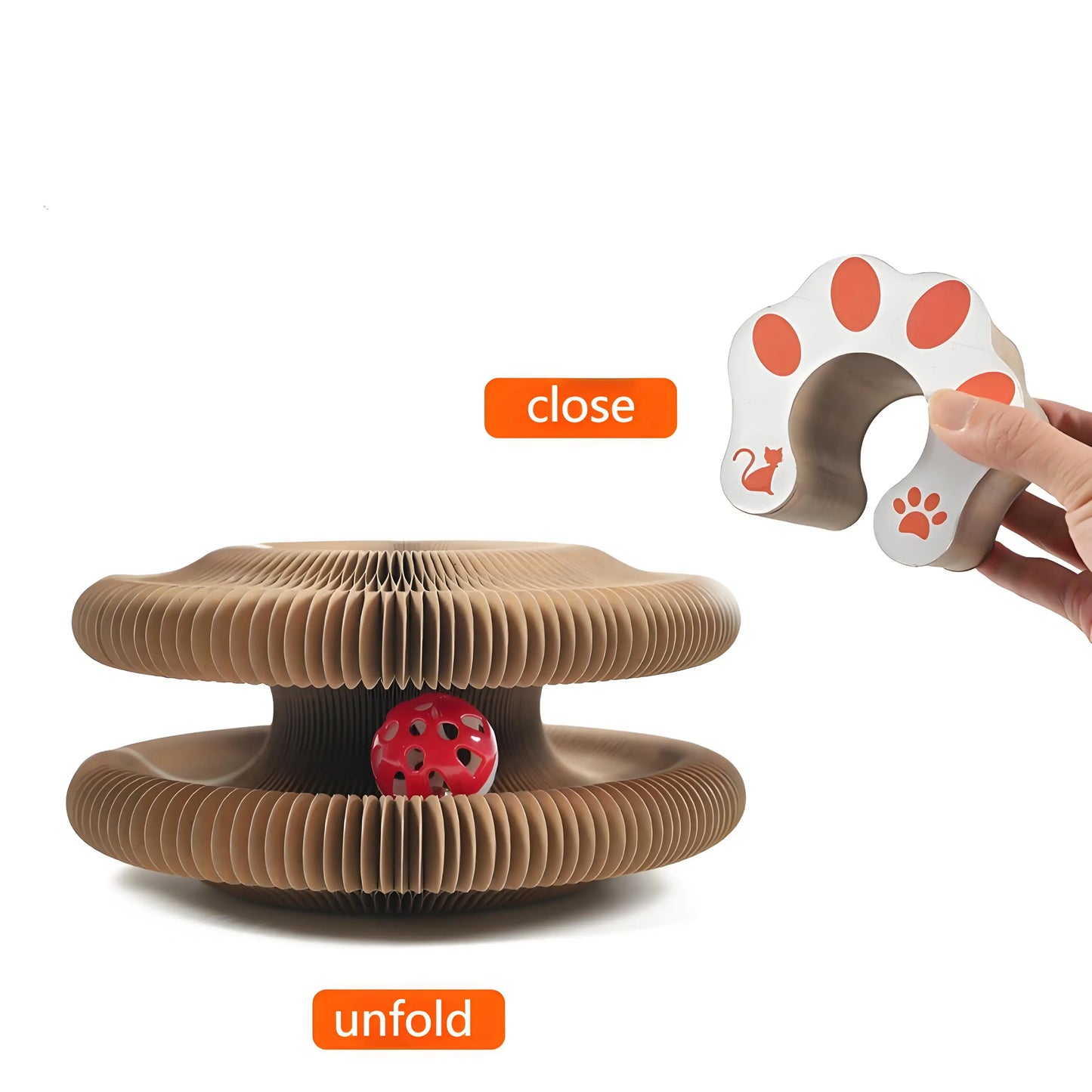 Cat Scratching Board with Bell – Durable Scratch Pad for Cats, Interactive Play & Stress Relief