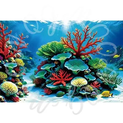 Aquarium Coral Underwater World Background Photography