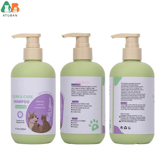 Hypoallergenic Dog Shampoo and Conditioner for Smelly Dogs,Probiotic, Royal Lavender