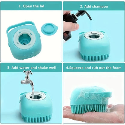 7 Pack Pet Grooming Set, Hair Removal Comb, Flea Comb, Dog Shampoo Brush, Pet Nail Clippers, Dog Toothbrush Set