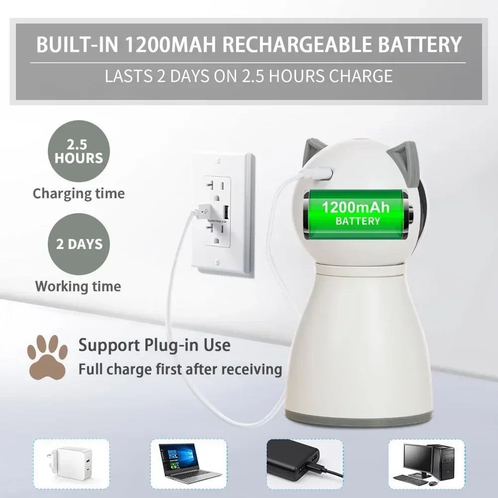 Random Trajectory Motion Activated Automatic Cat Laser Toy