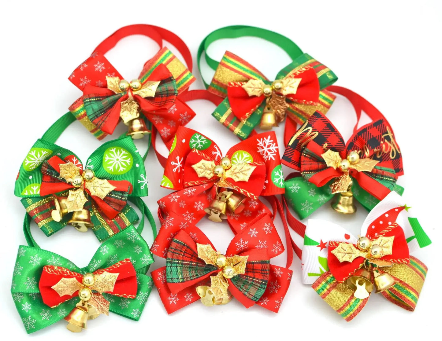 Christmas Bow Tie with Cute Bell