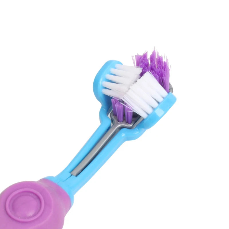 Three Sided Pet Toothbrush