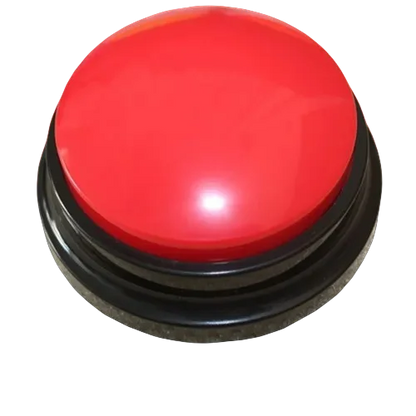 Pet Communication Buttons, Voice Recording Button, Training Buzzer, 30 Second Record Playback