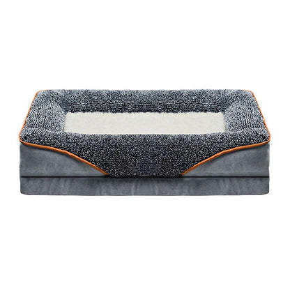 An oversized dog bed for all seasons,