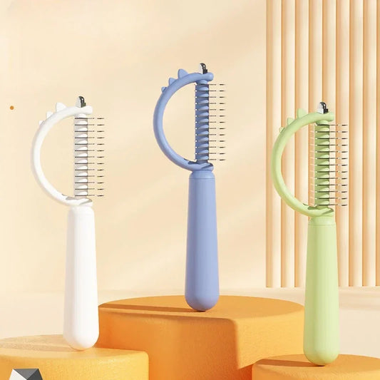 Detangler Comb for Fur Trimming Dematting Long Hair Curly Pet