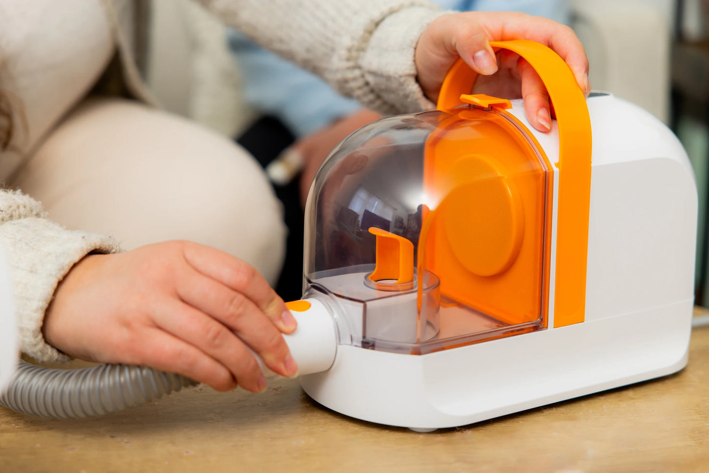 Dog Grooming Vacuum with Pet Clippers,