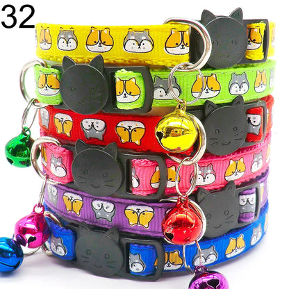 100Pcs Collar Necklace for Dogs/ Cat, Training Choker, Personalized Cartoon, Printed Dog Id Tag