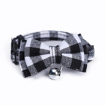 Adjustable Kitten Collar, Bowknot Necklace, Dog Collar