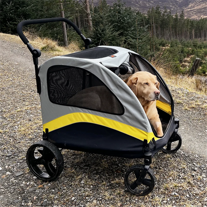 Premium Dog Stroller, Foldable Cart, Pet Jogger Wagon