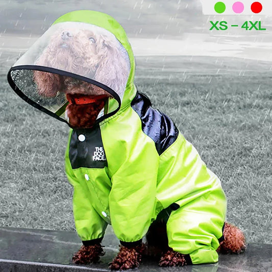 The Dog Face Jumpsuit Rain Jacket Water Resistant