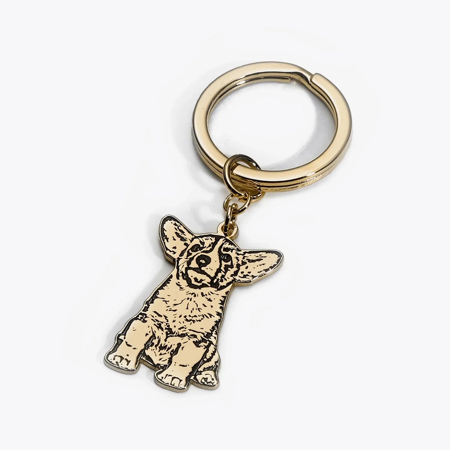 Handmade Engraved Personalized Dog/Cat Keychain