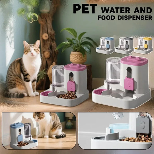 Automatic Dog/ Cat Feeder and Water Dispenser