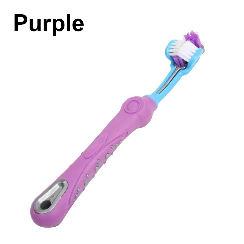 Three Sided Pet Toothbrush