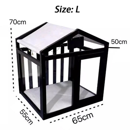 Small/Medium Wooden Dog House, Pet Villa with a door
