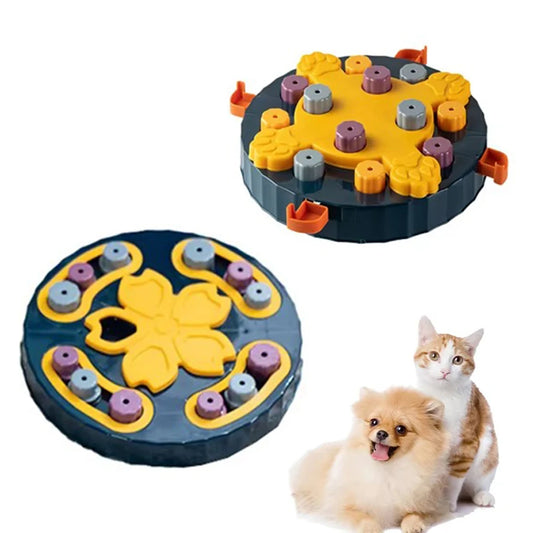 Interactive Puzzle, Slow Fooder Non Slip Bowl Increase Puppy IQ
